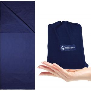 Letnerny-Drap De Sac De Couchage De Voyage, Sac De Couchage Compact, Sac À Viande De Couchage Idéal Pour Randonnée, Camping Et Séjours En Auberge,Auberge, Sac À Dos - Neuf