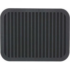2 Pièces En Silicone Noir Trépieds Pour Des Plats Chauds Et Des Pots, Des Serviettes Chaudes Pour Les Comptoirs, Des Tables, Des Maniques, Cuillère Repose, De Petites Séchage Des Tapis - Neuf