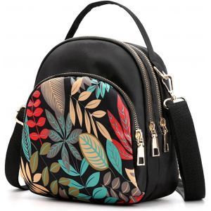 nzqaf-Femmes Filles Petits Sacs à Bandoulière Ethnique Crossbody Éléphant Feuilles Sacs à dos convertibles Sacs fourre-tout de voyage quotidiens - Neuf