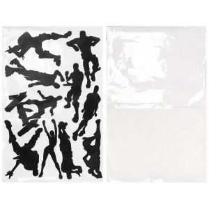 Hjlian Autocollants Muraux En Pvc, Autocollants Decoratifs Innovants Pour Le Salon Et La Chambre A Coucher - Neuf