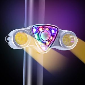 Feu Clignotant De Vélo, Panneau Led Étanche Rechargeable Par Usb - Neuf