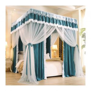 Ciel De Lit, Moustiquaire Anti-Poussiere, Quatre Saisons, Occultant Universel (Couleur : Style 4, Taille : 150 X 200 X 200 Cm) - Neuf
