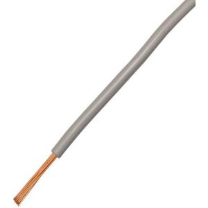 20m Flry C&acirc;ble De V&eacute;hicule Gris 0,35mm&sup2; Rond C&acirc;ble Fil De Fer Toronn&eacute; Car C&acirc;ble D'alimentation - Neuf