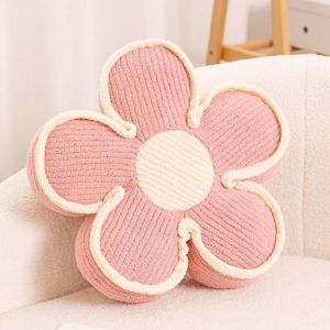 CAUC-Coussin de Sol Doux en Forme de Fleur, Coussin d&eacute;coratif en Forme de Fleur, Coussin d&eacute;coratif en Forme de Fleur Mignonne, Coussin en Peluche pour d&eacute;coration de Chambre &agrave; Coucher, canap&eacute;, lit - Neuf