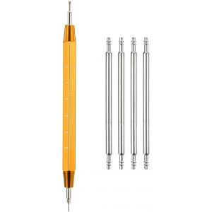 Kal-4pcs 1.5 X 26mm Goupilles De Barre À Ressort De Montre, 316 Acier Inoxydable Outil De Réparation De Barres À Ressort De Broches De Lien De Bracelet De Montre, Argenté - Neuf