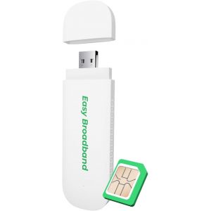 Clé Usb 4g Lte Avec Wi-Fi 6 ¿ Point D'accès Mobile Pour Ordinateur Portable/Pc/Tablette/Téléphone, Clé Internet Plug & Play Avec Carte Sim Gratuite, Modem Wi-Fi De Voyage - Neuf