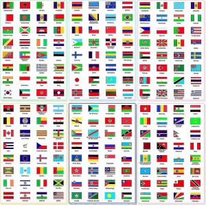 384 Pcs Drapeau Du Monde Autocollants Assortis Pays Drapeau Autocollants Drapeau Du Monde Autocollants Monde Pays Autocollants Planificateur Voyage Mini Drapeau Autocollants Parfait - Neuf