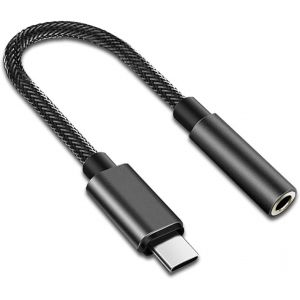 Adaptateur USB C Jack 3,5mm, USB Type C vers Jack Audio Adaptateur, Adaptateur Jack USB Type C Audio - Neuf