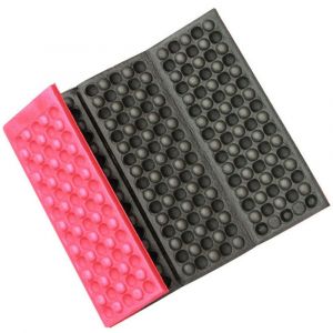 Coussin de siège pliable, rouge et noir, 1 pièce, coussin thermique, imperméable et isolé, pour l'extérieur - Neuf