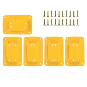 5 pcs rack de stockage de batterie pour batterie Li-ion 14.4V 18V - Neuf