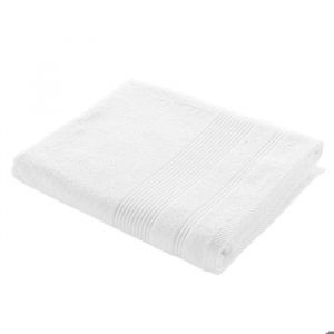 Serviette Ou Drap De Bain En Coton 90 X 150 Cm Tendresse Blanc - Neuf
