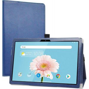 ELVORIX-&Eacute;tui Compatible avec TECLAST P20HD/M40/M40SE/M40 Pro - Coque Slim en PU Cuir Pliable avec Support pour Tablette 10.1 Pouces, Bleu - Neuf