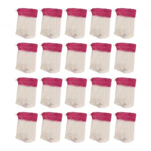 Lot De 20 Manchons Universels Pour Lampe A Gaz, En Rayonne, En Forme De U, Pour Lanterne De Camping En Plein Air, Rouge Naturel - Neuf