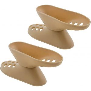 Ensemble De 2 &Eacute;tag&egrave;res &Agrave; Chaussures En Forme De Pied,Portable,Plastique Double Couche,Pour Chaussures &Agrave; Talons Hauts,Chaussure De Sport - Neuf