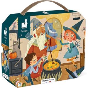 KASFL-Puzzle Magie-Puzzle 200 Pièces En Carton Fsc-Développe Patience Et Concentration-Fabriqué En France-Enfant Dès 7 Ans,J02548,Marron - Neuf