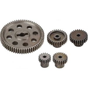 Diff&eacute;rentiel de voiture RC principal en m&eacute;tal engrenage droit 64T 17T 21T 26T 29T Pi&egrave;ce de mise &agrave; niveau de l'engrenage du moteur pour les ensembles d'engrenages o - Neuf