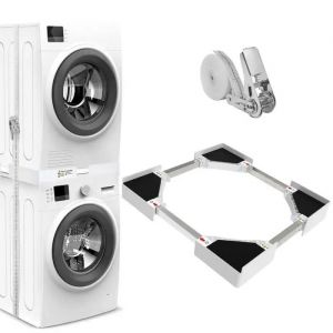 Kit de Superposition Universel - MONMECD - taille r&eacute;glable 46-72cm - pour Lave-linge et S&egrave;che-linge - Neuf