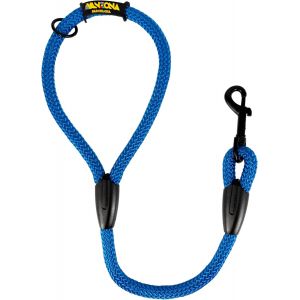 Laisse Courte En Corde 60cm, Anti-Traction Pour Petits, Moyens Et Grands Chiens, Fabriqu&eacute; En Espagne. 60cm. Bleu - Neuf