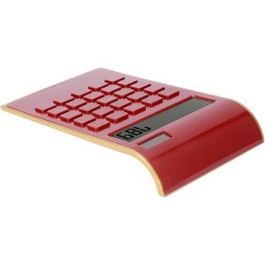 Calculatrice de Bureau Solaire,Grand &Eacute;cran LCD,10 Chiffres,Gros Boutons Sensibles,Rouge - Neuf