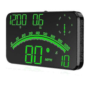 Compteur De Vitesse Gps Numérique De Voiture,Hud De Voiture Avec Vitesse,Direction De La Boussole,Rappel De Conduite De Fatigue-Hy - Neuf