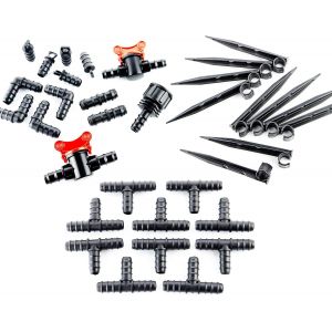 Aqua Control Pack Basique d'accessoires de 16 mm pour Tout Type d'arrosage Goutte à Goutte ou Goutte à Goutte - Neuf