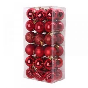 36Pcs Boules de No&euml;l Ornements pour Arbre de No&euml;l - Incassable D&eacute;corations d'Arbre de No&euml;l Suspendus Boule de No&euml;l d'Approvisionnement - Neuf