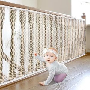Filet De Protection Enfant,Filet De S&eacute;curit&eacute; Pour B&eacute;b&eacute;,Filet Protection Balcon,Barriere Filet Securite Escalier,Filet Protection Anti-Chute Pour Escaliers (4.5 * 0.9m) - Neuf