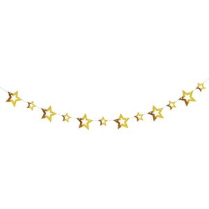 Kyaoayo-1 Guirlande D'étoiles En Papier - 16,4 Pieds - Décoration Pour Anniversaire, Fiançailles, Mariage, Fête Prénatale, Noël, Décoration De Fête - Neuf