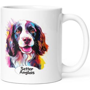 Eryi-Mug Chien Setter Anglais Tasse Message Humour Drôle Race Animaux. Idée Cadeau Original Et Beau Ami Homme Femme Enfant Collègue Pour Anniversaire Noël Céramique - Neuf