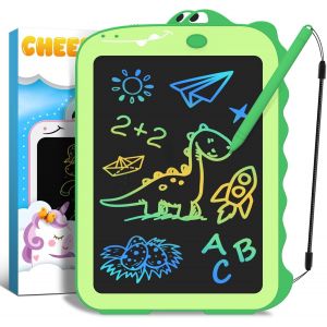 JEXNOVASHOP-Dinosaure Enfant Jouet Garcon Fille - Cadeau Fille Garcon 3 4 5 6+ Ans Tableau Ardoise Magique 8.5 Pouce Creatif Calendrier de L'avent Jeux Educatif Enfant Idée Cadeau Anniversaire Dessin - Neuf