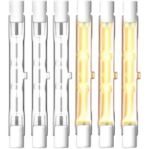 Kalanka-Ampoule Halog&iquest;&iquest;Ne R7s 78mm 48w 230v, Blanc Chaud 2700k, Dimmable Type J78/T3 Lin&iquest;&iquest;Aire Pour Lampadaire, Projecteur, &iquest;&iquest;Clairage Paysager Et Garage, Paquet De 6 - Neuf