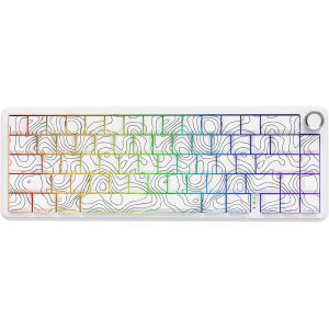 LETNERNY-X65Pro He Clavier Gamer Sans Fil Rapid Trigger, Précision Rt 0,01Mm, 8000Hz, Clavier Rgb 60%, Interrupteur Magnétique, Actionnement Réglable, Snap Tap, Éclairage Rgb, Pour Pc/Mac, Blanc - Neuf
