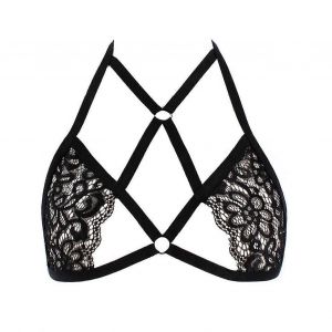 Femmes Transparent Couleur Unie Dentelle Dos Nu Minceur Tentation Push Up Soutien-Gorge - Neuf