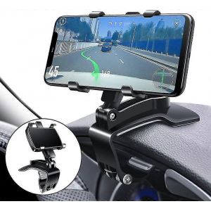 Support De T&eacute;l&eacute;phone Multifonction Starlight Pour Tableau De Bord De Voiture, Avec Clip &Agrave; Ressort R&eacute;glable Rotatif 360, Noir - Neuf
