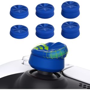 Hljhj-Playvital Capuchon Pour Ps5 Manette Protection Stick Analog Pour Ps5 Edge,Joystick Grips Caps Pour Xbox One/Core/Elite Series 2/Switch Pro,Hurricane Thumbstick Cover Pour Ps4 Controller-Bleu,3 - Neuf