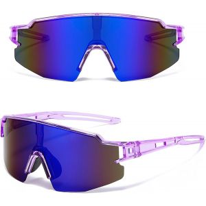 Lunettes De Vélo Pour Homme Et Femme, Anti-Uv Vélo De Route Pour Activités De Plein Air Comme Le Cyclisme, La Course L'escalade La Conduite La Pêche[Z356] - Neuf