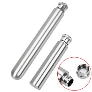 Bouteille De Whisky En Acier Inoxydable, Flasque De Hanche, Bouteille De Vin Portable, Pot Tubulaire - Neuf