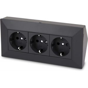 Bloc multiprises (3 prises) Prise d'angle - 230 V 16 A 3600 W - Neuf