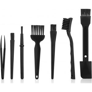 7-Piece Keyboard Cleaning Kit,Small Portable Keyboard Cleaning Brush Kit Nylon Antistatic with Plastic Handle for Computer PC Laptop Keyboard Motherboard - Neuf