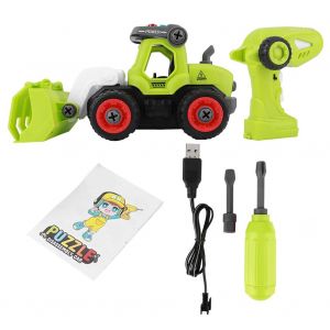 Voiture Telecommandee 2,4 Ghz Pour Enfant, Jouet Electrique Avec Lumiere, Diy - Neuf