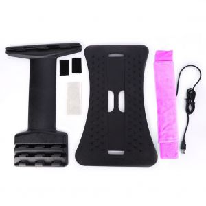 Correcteur De Hernie Discale Unisexe, Appareil Chauffant Et Etirant Electrique, Coussin De Massage Correcteur, Protege-Taille, Noir Et Violet - Neuf