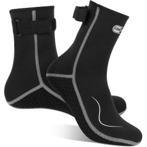 Kalanka-Chaussettes De Plongée, Chaussettes En Néoprène 3mm Pour Homme Et Femme, Chaussettes Thermiques Chaussettes De Combinaison Pour La Plongée Natation Surf Plongée En Apnée Voile Kayak - Neuf