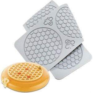 Moule En Silicone &Agrave; 5 Cavit&eacute;s En Nid D'abeille Pour D&eacute;coration De G&acirc;teaux De Cuisine,Moule &Agrave; G&acirc;teau En Silicone,Moule &Agrave; G&acirc;teau En Forme De Ruche,Moule &Agrave; G&acirc;teau - Neuf