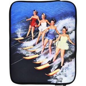 KAL-Housse Pour Tablette De Protection En N&eacute;opr&egrave;ne Avec Fermeture &Eacute;clair -Int&eacute;rieur &Agrave; Bulles -Housse Ipad Mini 6, Ipad Mini 5/4 / 3/2 / 1 -Compatible Avec Tablette De 8 &Agrave; 9 Pouces -Surf Girls - Neuf