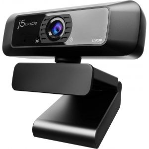 USB Streaming Webcam - 1080P HD avec Rotation de 360&deg;, Microphone Haute fid&eacute;lit&eacute;, pour Skype Youtube Zoom Facetime, Convient pour Les conf&eacute;rences et Les appels (JVCU100) - Neuf