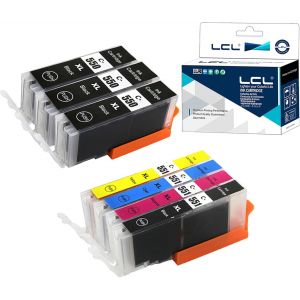 Cartouche d'encre Compatible PGI-550 PGI-550XL PGI-550XLBK CLI-551 CLI-551XL CLI-551XLBK CLI-551XLC CLI-551XLM CLI-551XLY (3PGBK,1Noir,1Cyan,1Magenta,1Jaune) Remplacement pour Canon PIXMA MG5450 - Neuf