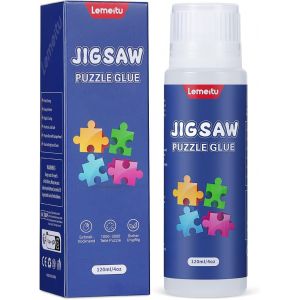 KASFL-Colle Pour Puzzle De 1000/1500/3000 Pièces,Pva,Non Toxique,Colle Autocollante,Séchage Rapide,120 Ml,1 Paquet - Neuf