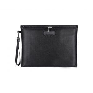 Sac &agrave; documents ignifuge avec serrure pour dossiers A5, passeports et objets de valeur - Organiseur portable - Neuf
