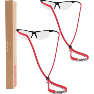 Cordon À Lunettes De Sport Fiable En Tissu - Cordon À Lunettes Imperméable Et Maintien Ferme Pour Lunettes De Sport, Lunettes De Soleil Et Lunettes De Lecture - Neuf