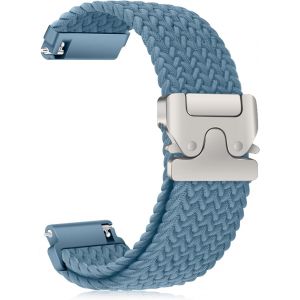 Kalanka-Nylon Bracelets De Montre 18mm 20mm 22mm, Bracelet Tressé Sport Strap, Parachute Boucle, Libération Rapide, Homme Femme, Bracelets Elastique, Doux, Confortable Pour [18 Mm Bleu Clair] - Neuf